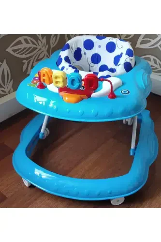 Boby Musical Walker Baby Walker-BLUE - 1