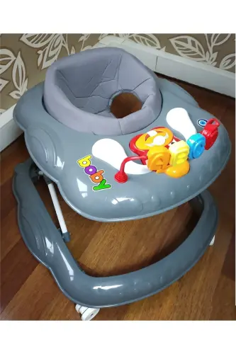 Boby Musical Walker Baby Walker-Gray 