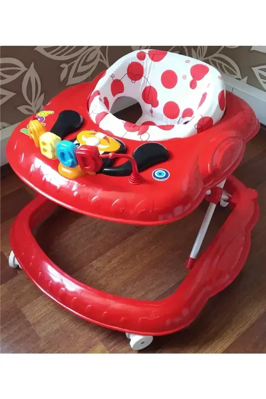 Boby Musical Walker Baby Walker-RED - 1