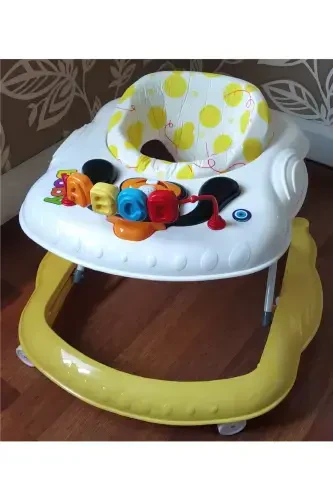Boby Musical Walker Baby Walker-YELLOW - 1