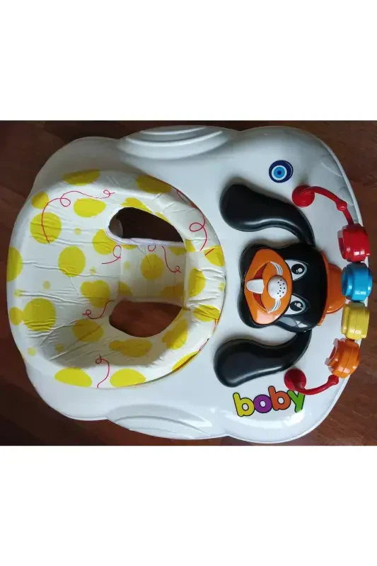 Boby Musical Walker Baby Walker-YELLOW - 2
