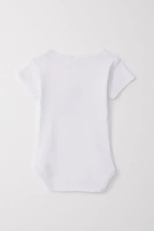 Боди для мальчика с кнопками, милый жираф-скейтбордист, 9-36 месяцев, белый - 2