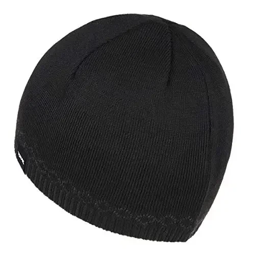 Bodvera Mens Winter Beanie Hat Warm Knit Cuffed Plain Toboggan Ski Skull Cap (3 Patterns) - 3