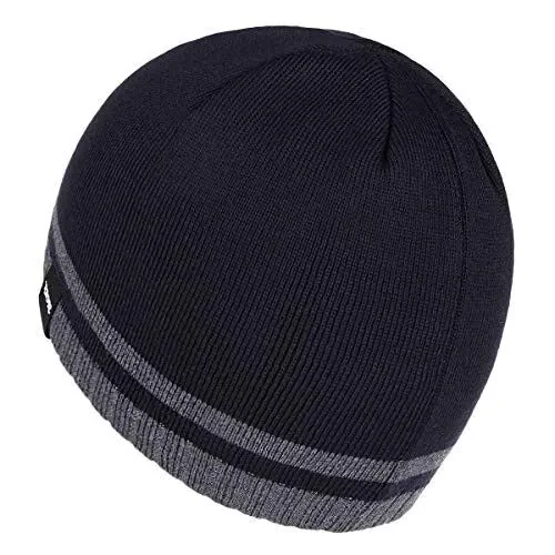 Bodvera Mens Winter Beanie Hat Warm Knit Cuffed Plain Toboggan Ski Skull Cap (3 Patterns) - 3