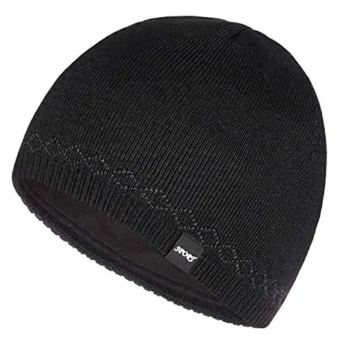 Bodvera Mens Winter Beanie Hat Warm Knit Cuffed Plain Toboggan Ski Skull Cap (3 Patterns) 