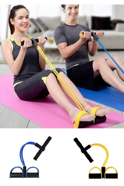 Body Shaping Exercise Abdominal Hand and Foot Resistance Band - BODY TRIMMER