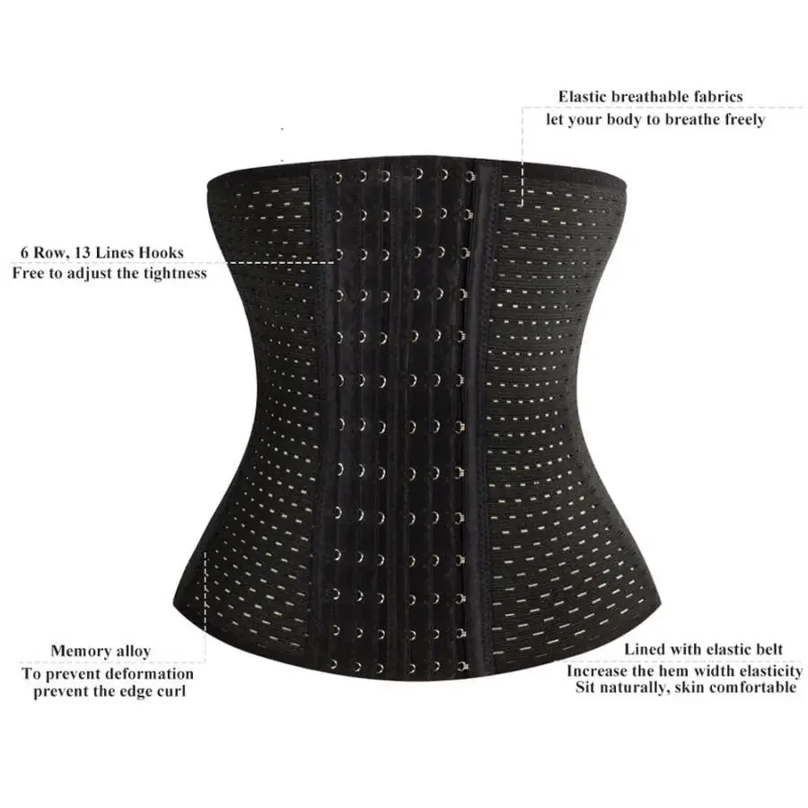 Body Trainer for Women Waist Cincher Corset Body Shaper Girdle Tummy Trainer Belly Training Belt - 3