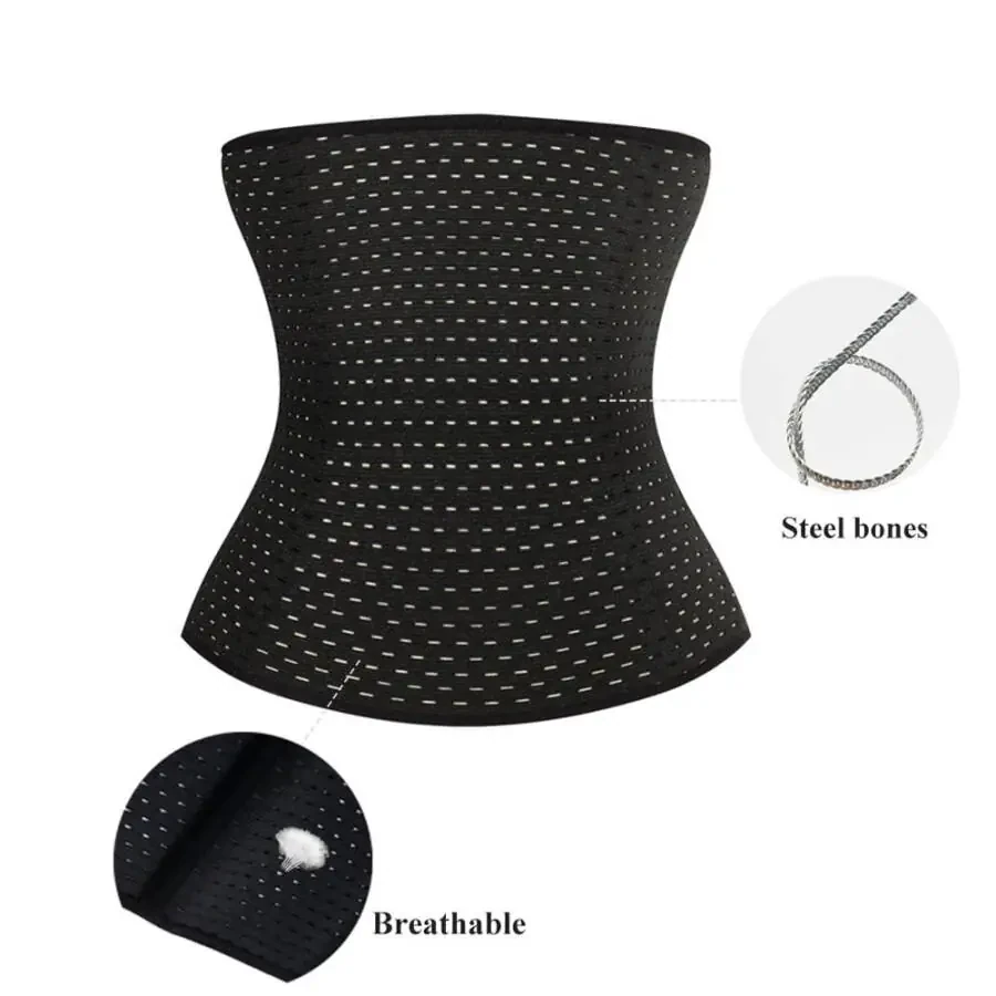 Body Trainer for Women Waist Cincher Corset Body Shaper Girdle Tummy Trainer Belly Training Belt - 4