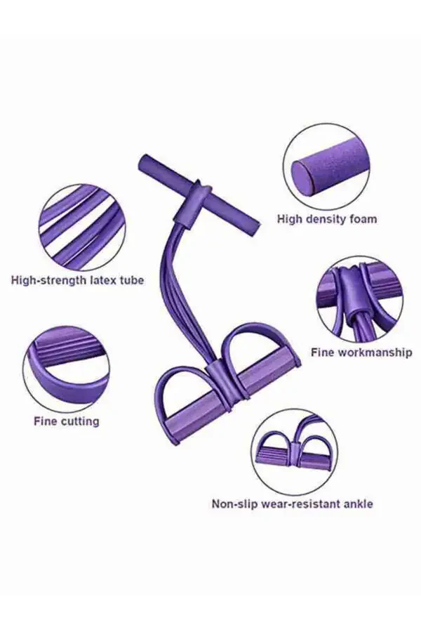 Body Trimmer Body Shaping Exercise Abdominal Hand Foot Resistance Band - 4