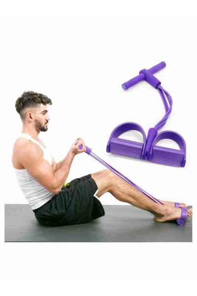 Body Trimmer Body Shaping Exercise Abdominal Hand Foot Resistance Band - 5