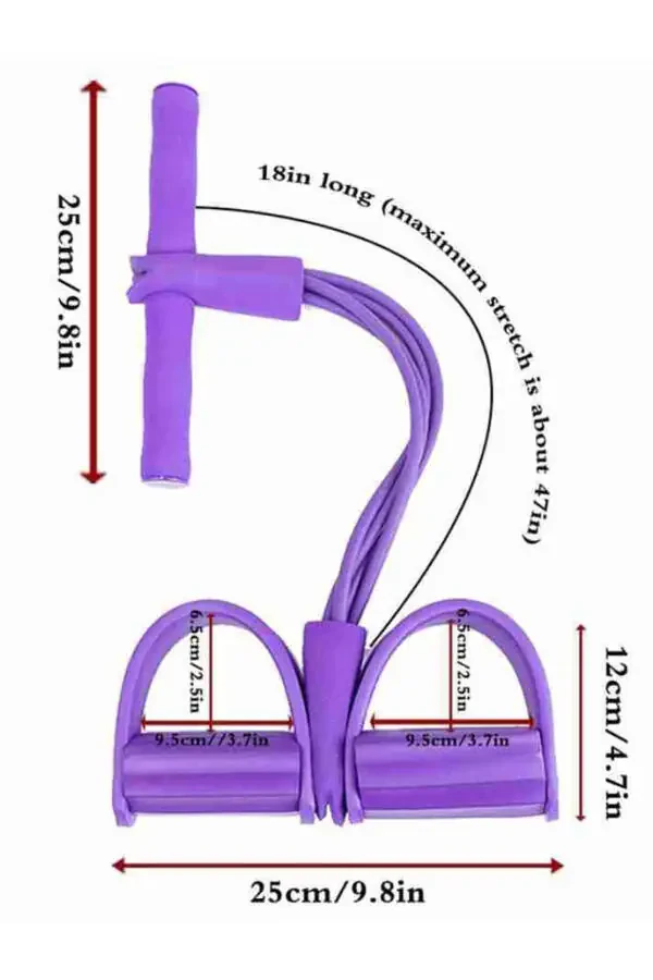 Body Trimmer Tanani shakllantiruvchi mashq qilish qorin qo'l oyoq qarshilik bant - 3