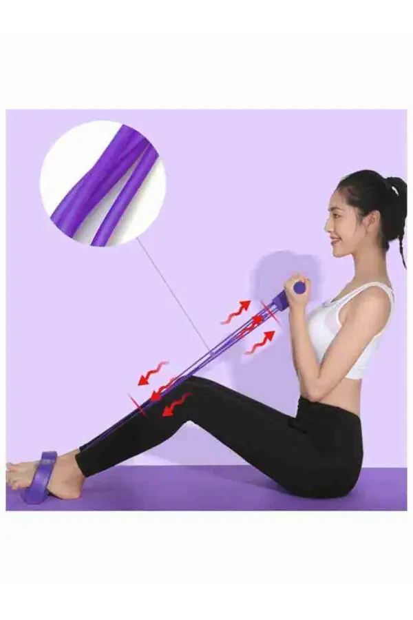 Body Trimmer Tanani shakllantiruvchi mashq qilish qorin qo'l oyoq qarshilik bant - 7