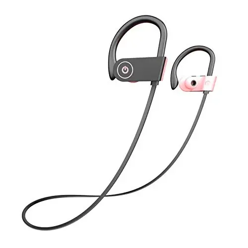 Boean Bluetooth Headphones - IPX7 Waterproof Running Sports Earphones for Women & Girls with 16 Hrs Playtime - BOEAN