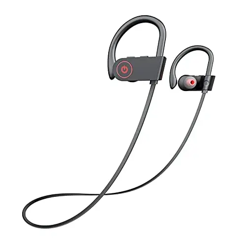 Boean Wireless Sport Headphones with IPX7 Waterproof Bluetooth V5.3, HD Bass+ Sound, 15H Playtime, Sound Isolation - 1