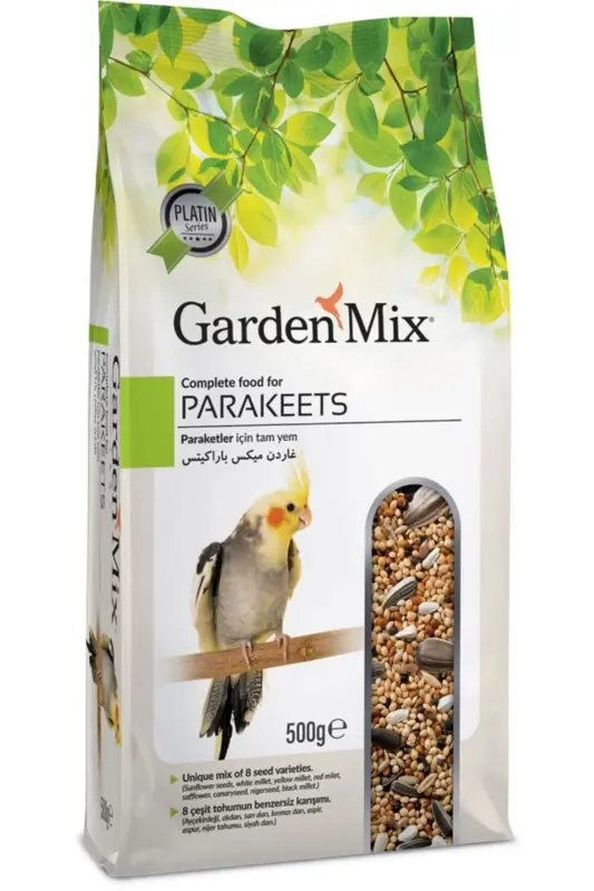 Bog' Karishmasi Platin Budji Kichik To'ti Qushlari uchun Oziq 500 gr - GARDENMIX