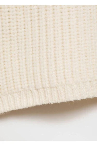 Boğazlı triko yelek - 4