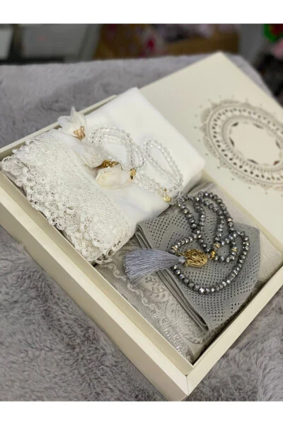 Bohça Seccade Seti-Beyaz - Markapolin