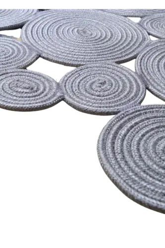 - BOHEM WASHABLE DOUBLE-SIDED JUTE, WICKER TOILET FRONT RUG. RUG-GRAY - SFB (1)