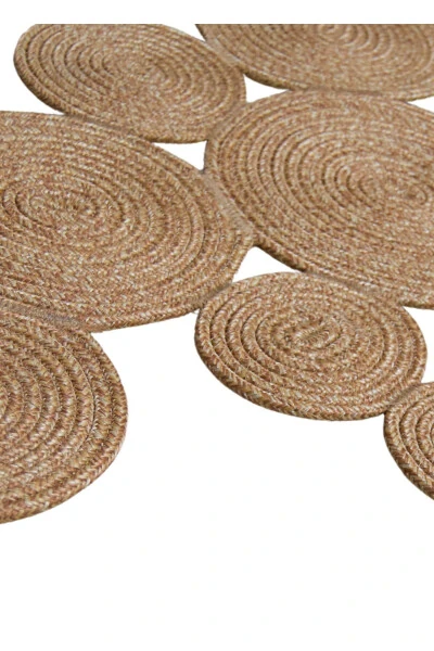 BOHEM yuviladigan ikki tomonlama jut, somon hojatxona oldidagi gilam. Gilam - SFB (1)