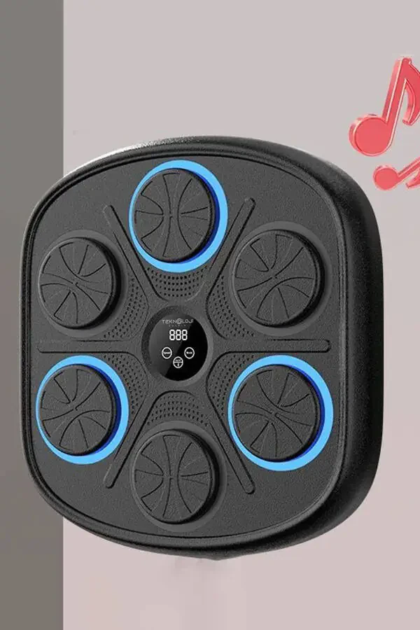 Boks Mashg'ulot Mashinasi RGB Musiqali Bluetooth Karnay Yosh Katta Boks Mashqlari Qo'lqop Sovg'a - 8