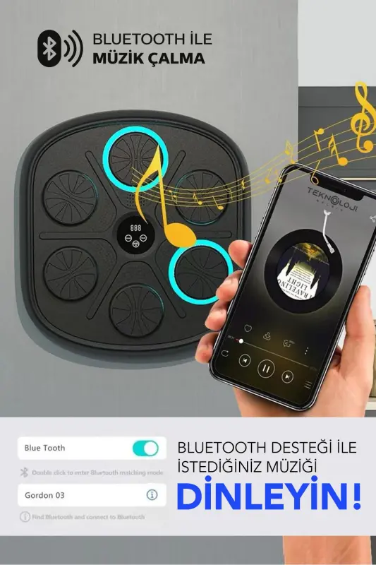 Боксерский тренажер RGB музыкальный Bluetooth-динамик Подарок для бокса для взрослых - 2