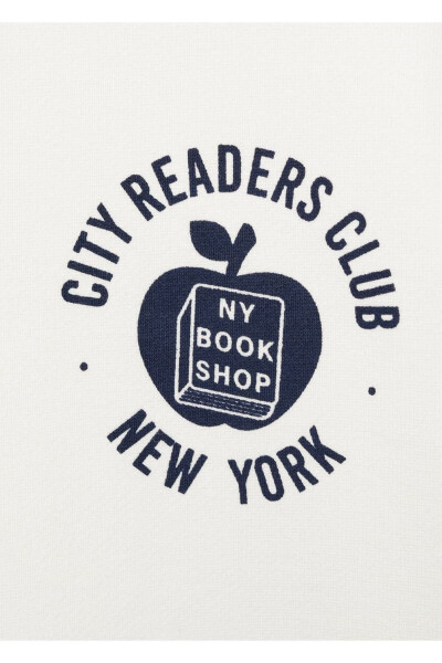 Oversize desenli sweatshirt - 5