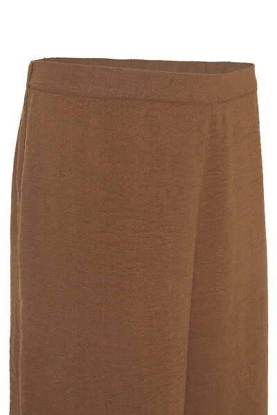 Bol Kesim Basic Pantolon-Kahverengi - AKER (1)