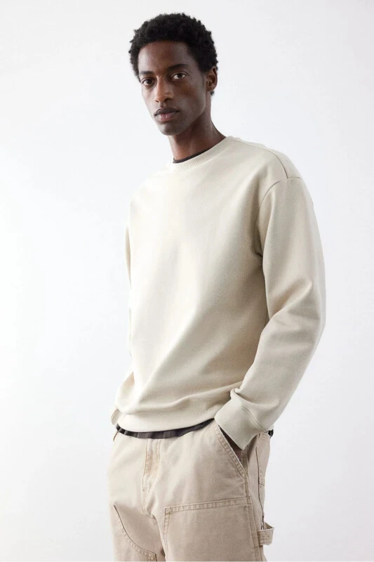 Loose Fit Sweatshirt-Belirtilmemiş_0970818035002 - H&M