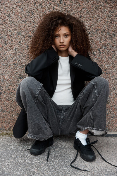 Baggy Regular Jeans-Belirtilmemiş_1210963018011 