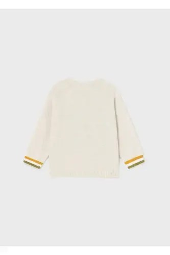 Bola o'g'il bolasi uchun dinozavr detallariga ega trikotaj ko'ylagi - 3