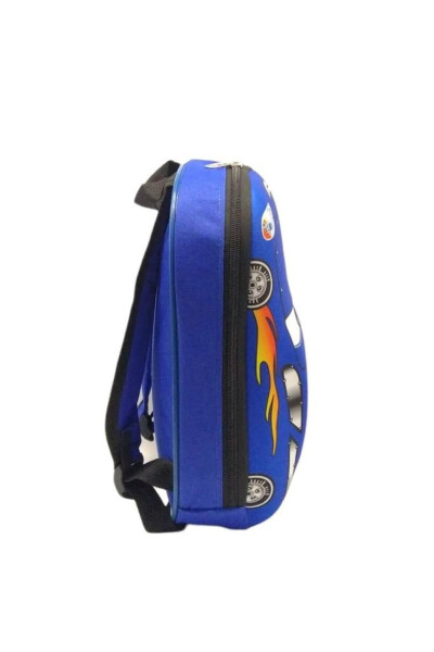 Bolalar bog'chasi va maktabgacha ta'lim muassasasi bolalar uchun orqa maktab sumkasi Cars F99 (ko'k) 3-6 yosh 5D relyefli 33CM - 3