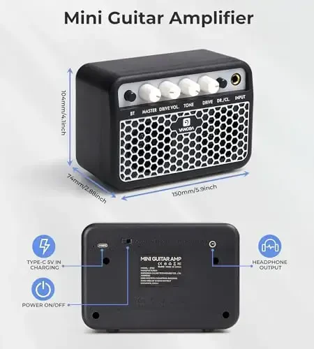 Bolalar Elektr Gitara Vangoa 30 Dyumli Elektr Gitara Bolalar uchun Yangi Boshlanuvchilar uchun To'plam O'g'il va Qizlar uchun Kuchaytirgich, Sumka, Tasma, Qo'shimcha Torlar, Kapo, Tyuner, Qo'shimchalar, Kabel (Qizil) - 6