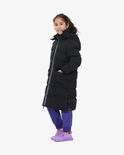 Bolalar Parka Kurtkasi - QORA - 5