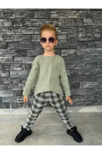 Bolalar shalvar bohem to'plam salash-Çağla - 2