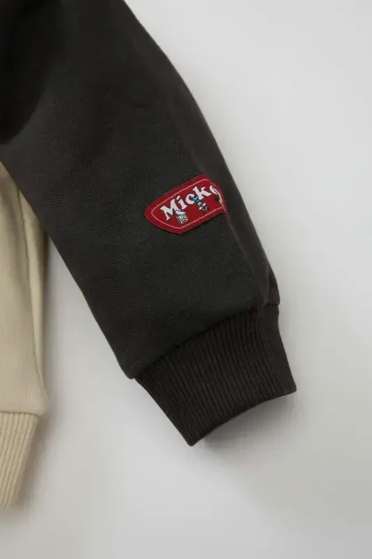 Bolalar uchun Disney Mickey & Minnie krujka bo'yinli svitshot - 3