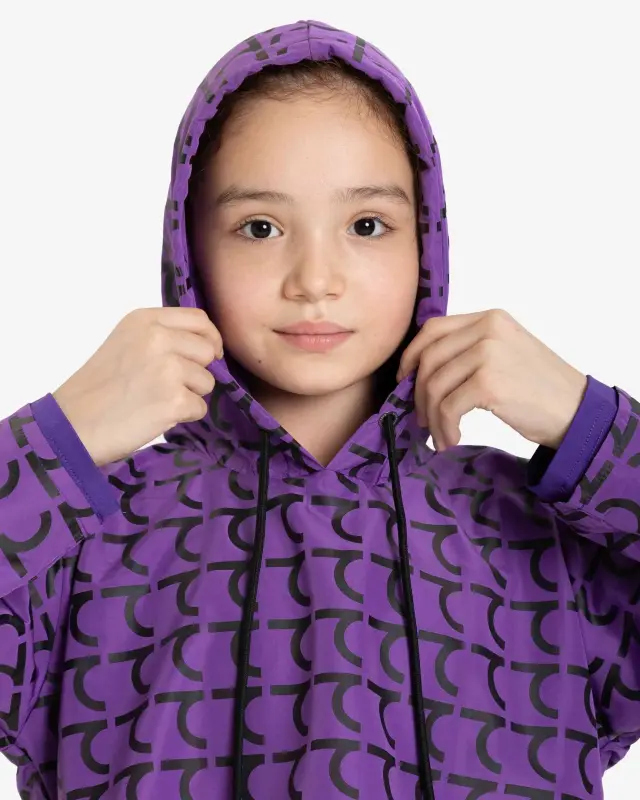 Bolalar uchun hudi - QORA PRINT - 3