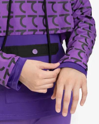 Bolalar uchun hudi - QORA PRINT - 6