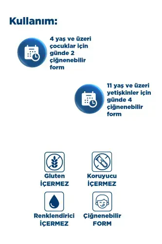 Bolalar uchun Immukid Jeli 60 dona apelsin ta'mli chaynaladigan - 7