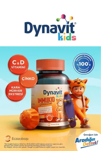 Bolalar uchun Immukid Jeli 60 dona apelsin ta'mli chaynaladigan - 7