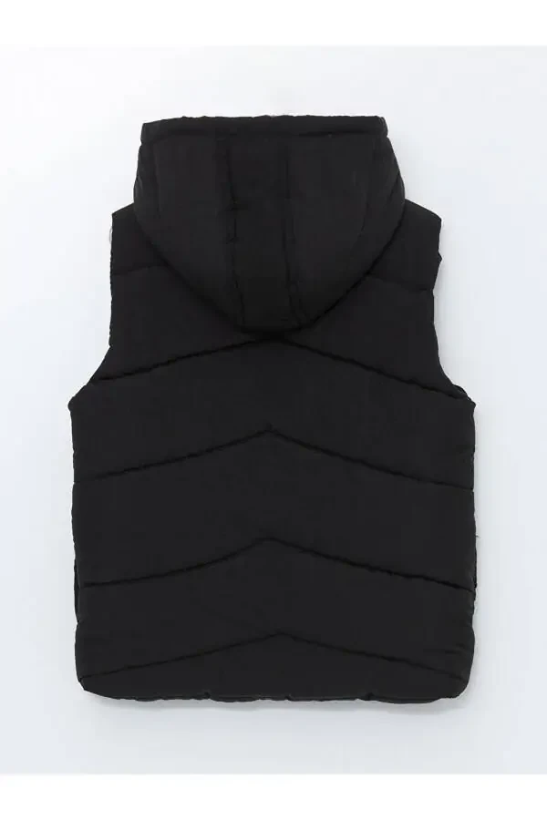 Bolalar uchun kaputli bosilgan puf yelegi - 3