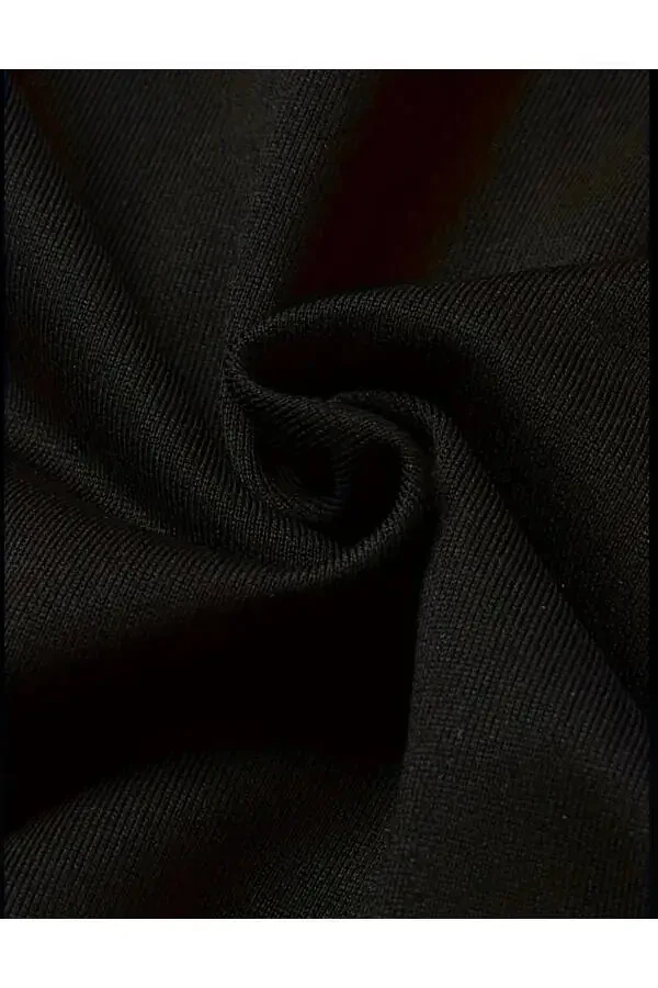 Bolalar uchun kaputli o'g'il-qizlar uchun bosilgan qora kulrang fermuarlı ko'ylagi - 12