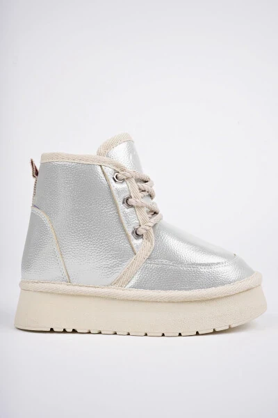 Bolalar uchun mo'ynali ichki qoplamasi bilan kundalik mini botlar. - 5