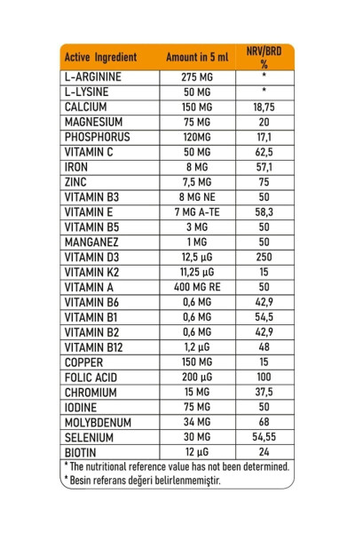 Bolalar uchun Multivitamin Sharbati 150 Ml Bo'y O'sishga Yordam Beruvchi Va Ishtahani Tartibga Solish - 12