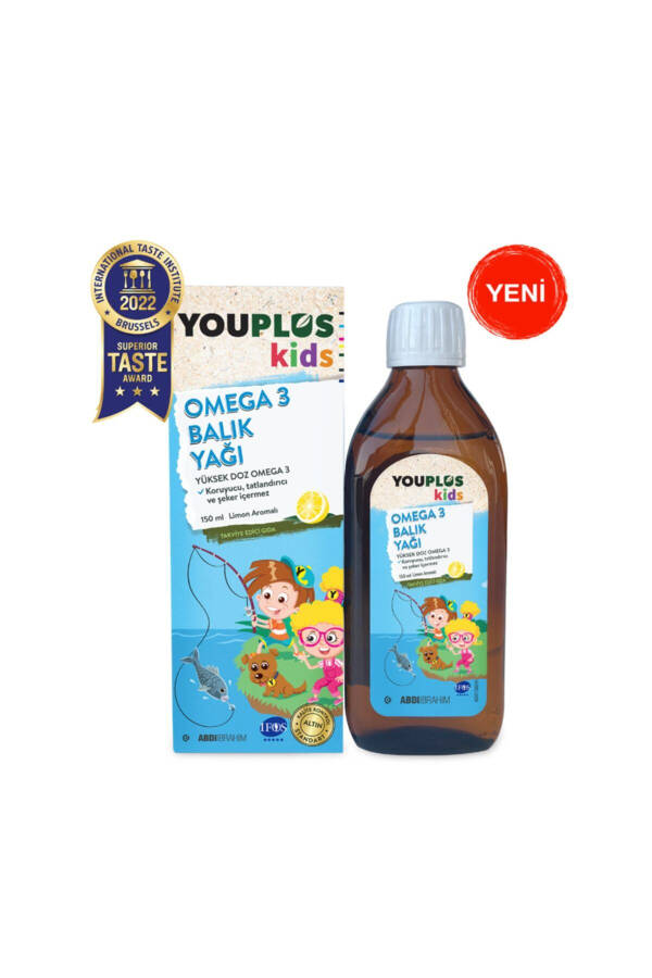 Bolalar uchun Omega 3 150 ml Sharbat 8699514570394 - 1