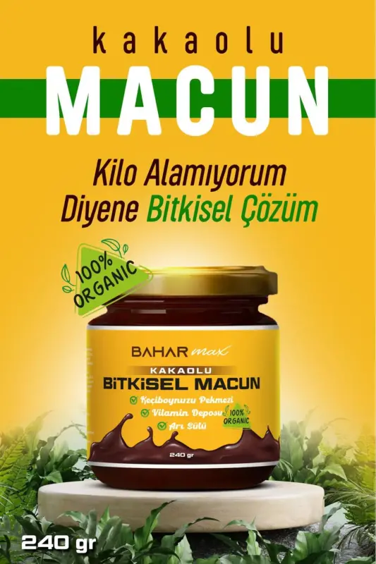 Bolalar uchun Pasta Shokoladli Pekmez Ishtahani Ochuvchi Propolis Vazn Olishga Yordam Beruvchi Ari Suti Asal Vitamin (240gr) - 3