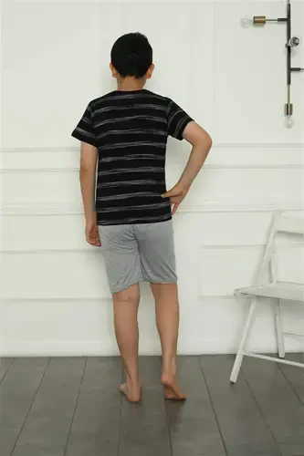 Bolalar uchun paxta matoli shortili piжаma to'plami 20392 - 6