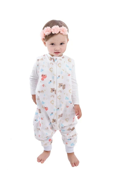 Bolalar uchun qishki va mavsumiy ikki qavatli flanel uyqu sumkasi 1 Tog - GENEL MARKALAR