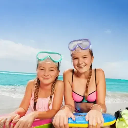 Bolalar uchun snorkel to'plami, bolalar uchun suvga sho'ng'ish maskasi, tumanlanishga qarshi suzish ko'zoynaklari va quruq snorkel, 4-14 yoshdagi o'g'il-qizlar uchun snorkeling uskunasi - 7