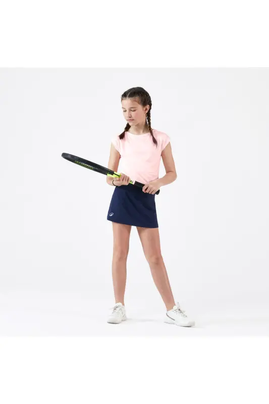 Bolalar uchun tennis yubkasi - ko'k - TSK100 - 4