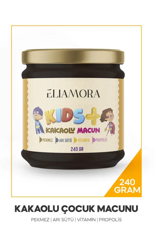 Bolalar uchun tish pastasi - kakao propolis melassa asalar suti asal va vitamin - ELIAMORA